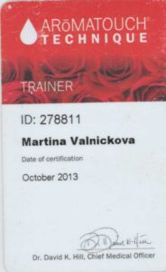 Certifikovaný Aromatouch Trener